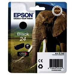 Epson Elephant T2421 Ink Cartridge, Black
